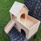 Dwarf Hamster House Castle Shelter two tiered small animal Hideout Hideaway Hutch Play