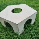 Pentagon house for guinea pig small animal playhouse