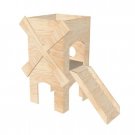 Windmill guinea pig house 2tier shelter playhouse exercise toy small animal hideaway house