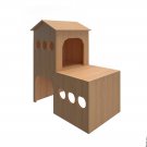 Cat two tiered house hideaway playhouse toy furniture accessories