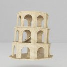 Pisa tower for guinea pig house 3tier shelter playhouse exercise toy small animal hideaway house