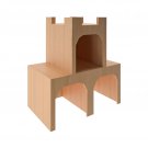 Rabbit triple hop up house Hideout Hideaway Hutch small animal exercise playhouse toy