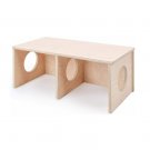 Hamster Secret Peep Shed 2-Chamber Hideout & Tunnel peek a boo