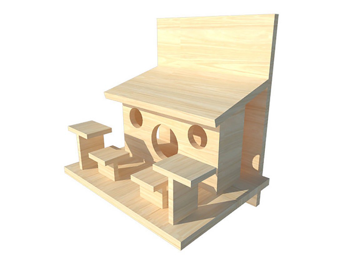 Squirrel house and feeder Play