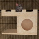 Chinchilla Castle Side Balcony Two Circle Windows House Shelter