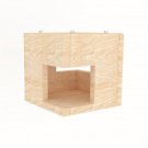 Two Openings Square Chinchilla House
