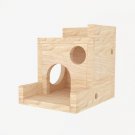 Square Chinchilla House with Balcony and Rooftop Hideout
