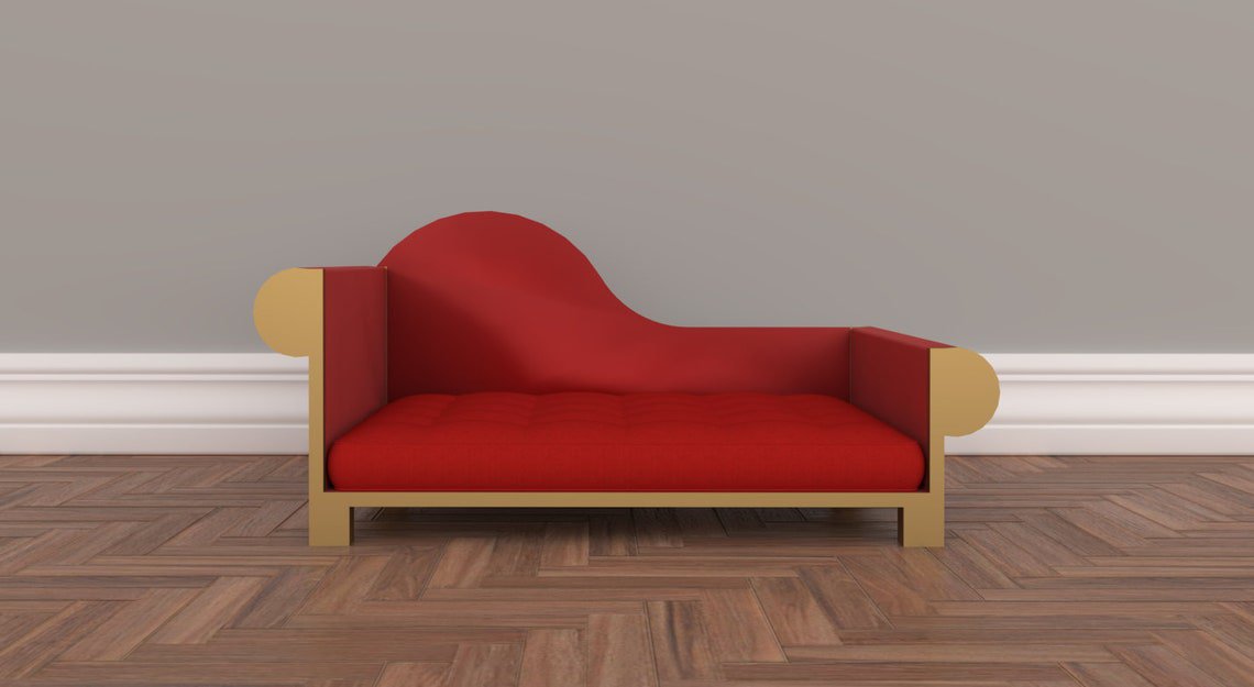 Cleopatra Couch Deluxe Sofa-Style Cat Bed