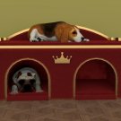 Dog Bed With Hideout Hideaway House 2 Entrances 2 Castle Luxury Deluxe Dog Hutch