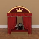 Luxury Dog Bed Canopy, Royalty Deluxe Warming Cuddle Dog Bed