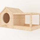 Outdoor Wooden Birdhouse Bird feeder on the Right Birdhouse