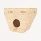 Face Shape Wooden Outdoor Birdhouse Bird feeder