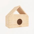 Wooden Outdoor Birdhouse With Top View Air Vents Bird hut Fits