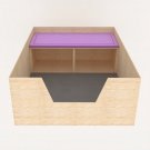 Wooden Whelping and Weaning Box for Dogs With Division Weaning Box