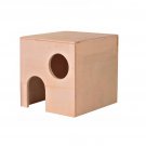 Hamster Rodent Wooden House Flat Roof small animal cottage villa Cage Accessories