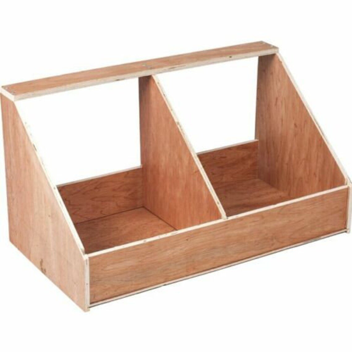Natural Double Chicken Coop Nesting Box