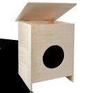 Cat Dog Cave Animal Handmade Wood House hideaway furniture