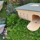 Predator Proof Hedgehog Hibernation Wildlife Shelter Habitat Nest Box House Rabbit outdoor house