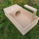 Tortoise reptile table house with ramp holder hide shelter run den , different sizes, assembled