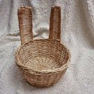 Guinea Pig Willow Bunny Basket With Ears Hay Feeder Holder