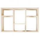 Multi-Chamber with STILTS Hamster House Maze 6-Room Hideouts & Tunnel