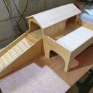 Hedgehog Tortoise House Castle Shelter two tiered Hideout small animal Hideaway Hutch Play