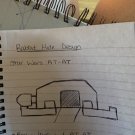 Star Wars themed Rabbit large hide in the shape of an AT- AT lying down house