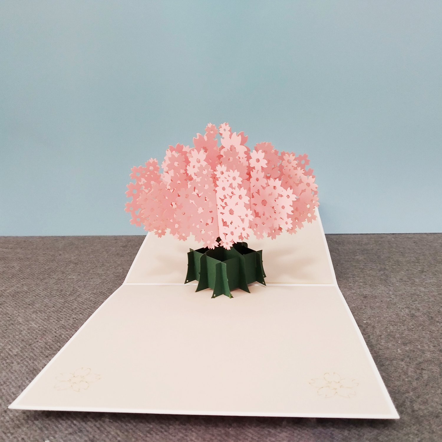 Cherry Blossom Tree 3d Pop Up Card 3d Greeting Card Pop Out Card