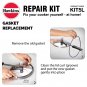 Hawkins Pressure Cooker 3.5 to 6.5 Litre Self Repair Solution Kit (KIT5L)