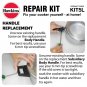 Hawkins Pressure Cooker 3.5 to 6.5 Litre Self Repair Solution Kit (KIT5L)