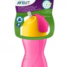 Philips Avent BPA Free Straw Cup Baby Water Bottol,300ml(12M+), Color May Vary