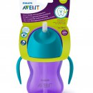 Philips Avent Plastic BPA Free Aven Straw Cup Baby Bottle, 200ml, Calor May Vary