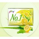 Godrej Lime & Aloe Vera Bathing Soap With Lemon Fragrance, 100g Each x Pack of 5