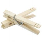 Wood Clothespins Spring Weather Heat Resistant 20pcs Springs Regula Clothespins