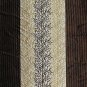 Abstract Polyester Brown Color Door Curtain Set With Eyelet, 7ft x  Set Of  2