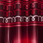 Red Polyester Tree Print Eyelet Ring Top Door Window Curtains, 5 & 7 FT x 2 Set