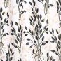 2 Piece Leaves Printed Polyester Eyelet Top Door Window Curtains Set, 5 & 7 Feet
