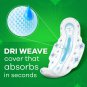 Whisper Ultra Clean  XL Plus Sanitary Pads  With Extra Longer Length (50 Counts)