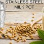 Stainless Steel Milk / Ghee / Oil Container Can Pot Storage With Lid, 1.5 Ltr