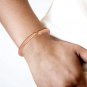 Thick Copper Rounded Adjustable Cuff Bracelet For Men Fashion, 100% Pure Copper