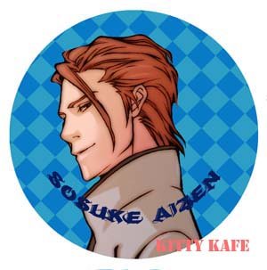 Pin Badge/Button Bleach: Aizen (Haili)