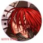Pin Badge/Button Bleach: Renji (Haili)