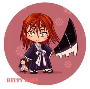 Pin Badge/Button Bleach: Renji (Angel)