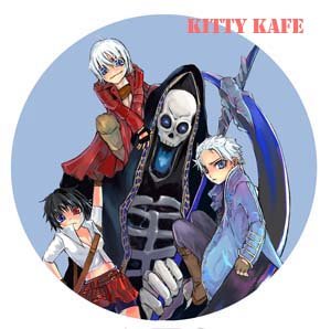 Pin Badge/Button Devil May Cry: Group (Ulrica)