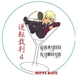 Pin Badge/Button Gyakuten Saiban 4/Apollo Justice: Klavier/Kyouya (501)