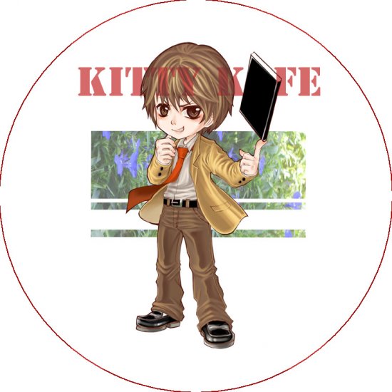 Pin Badge/Button Death Note: Light Version 2