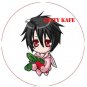 Pin Badge/Button Final Fantasy 7: Vincent Shinra Ver.(Zen)