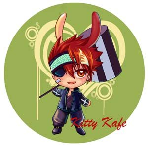 Pin Badge/Button D, Gray-man: Lavi (Angel)
