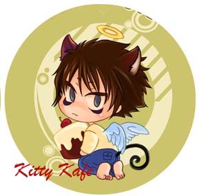 Pin Badge/Button Death Note: L (Angel)