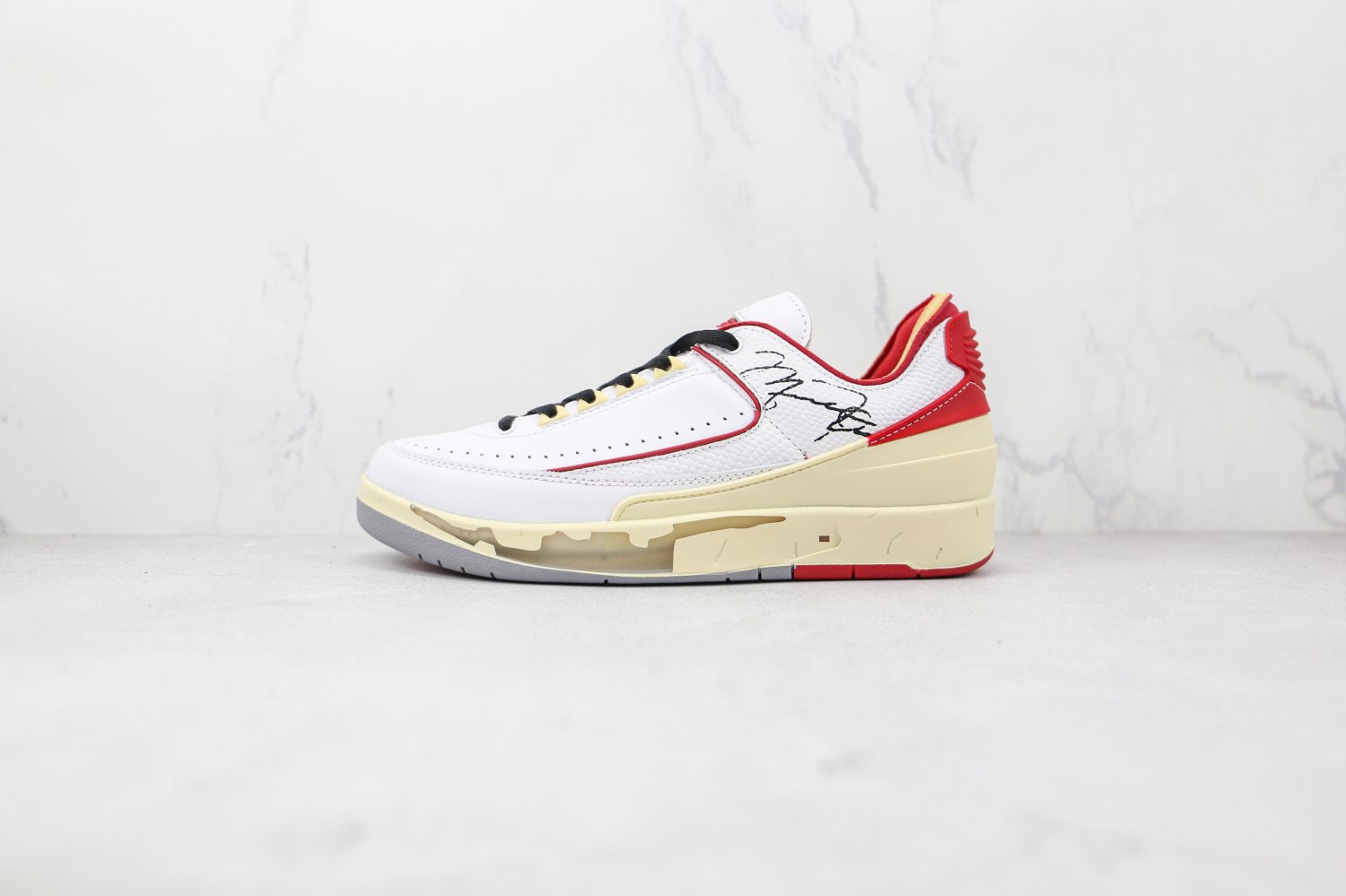 Jordan 2 Retro Low SP Off-White White Red